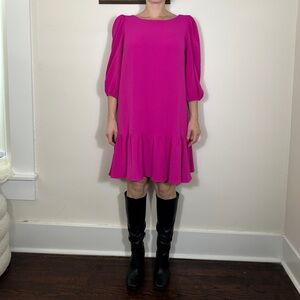 DKNY Pink Midi Dress Size 14